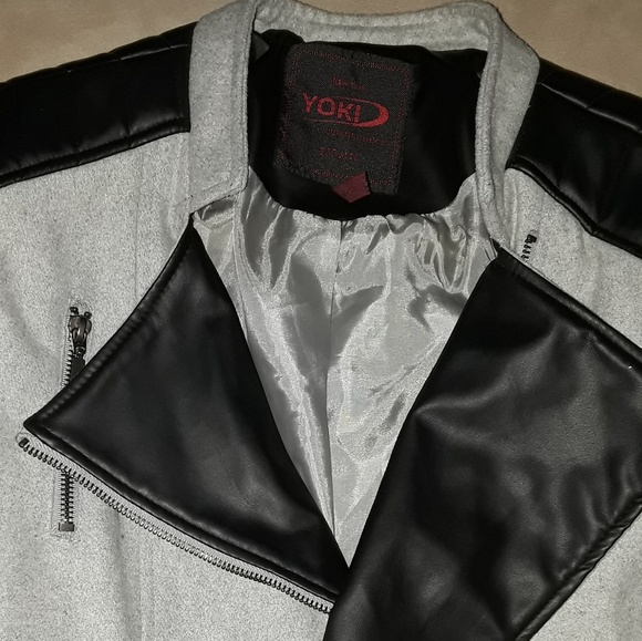 Wool / Leather Jacket - Picture 3 of 6